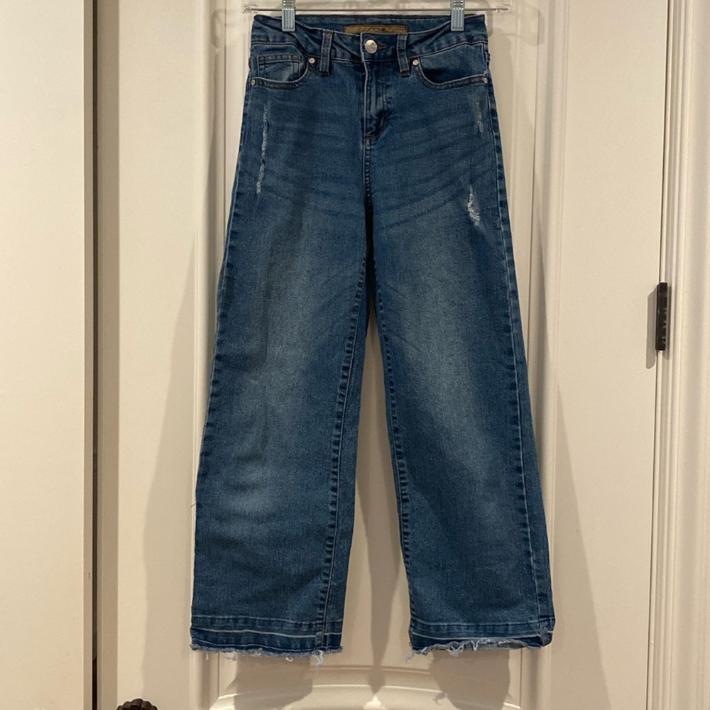 Girls size 16 Wide leg distressed Joe’s jeans